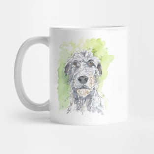 Irish Wolfhound watercolour pen drawing Mug